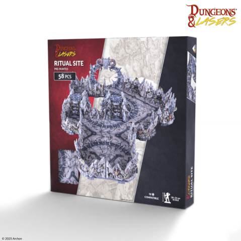 Dungeons and Dragons - Dungeons & Lasers: Ritual Site Pre-Painted Terrain Set