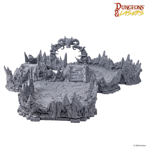 Dungeons & Lasers - Ritual Site Terrain Set pentru RPG si Wargames [2]