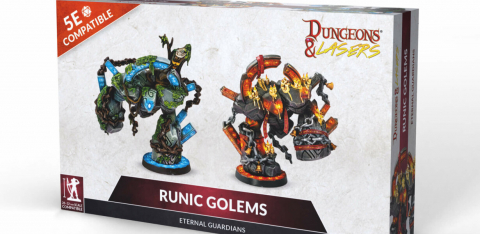 Dungeons and Dragons - Dungeons & Lasers Runic Golems