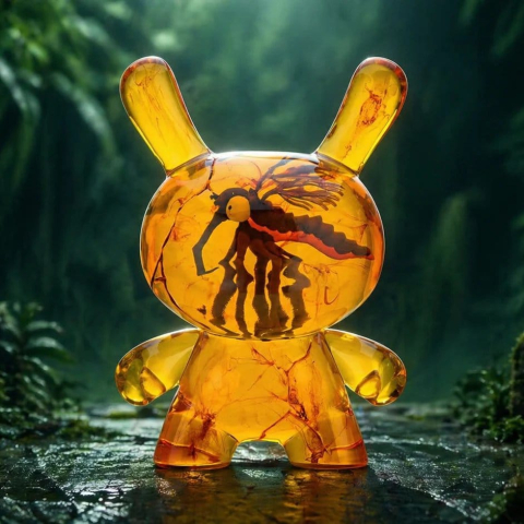 Dunny Art Toy Resin Figure Amber 20 cm [1]