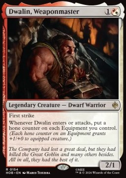Magic: The Gathering Singles - Dwalin, Weaponmaster The Hobbit - Singles 154 FOILED