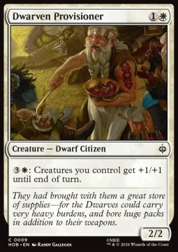 Magic: The Gathering Singles - Dwarven Provisioner The Hobbit - Singles 9 FOILED