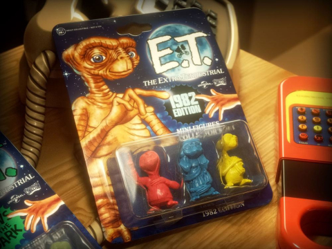 E.T. the Extra-Terrestrial Collector's Set Mini Figures 3-Pack 1982 Edition 5 cm [4]