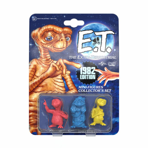 PRECOMENZI - E.T. the Extra-Terrestrial Collector's Set Mini Figures 3-Pack 1982 Edition 5 cm