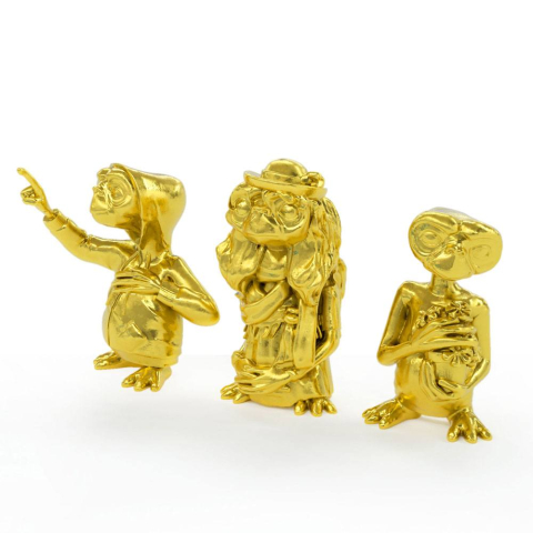 E.T. the Extra-Terrestrial Collector's Set Mini Figures 3-Pack Golden Edition 5 cm [3]