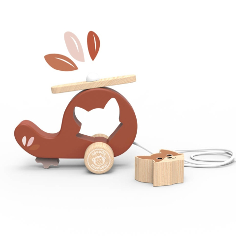 Elicopter de tras din lemn, Speedy Monkey [1]