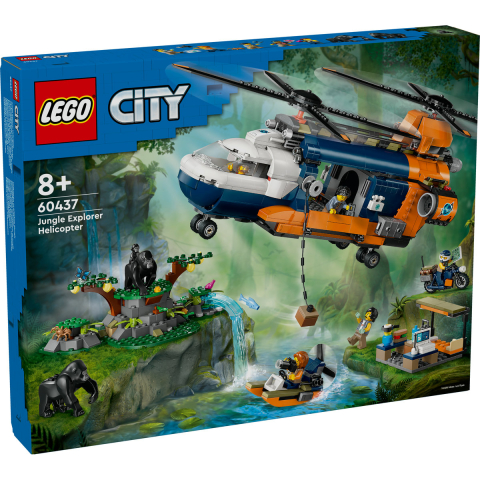 LEGO City Elicopterul exploratorului junglei la tabara de baza 60437 [1]