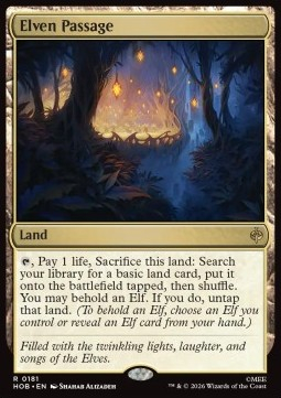 Magic: The Gathering Singles - Elven Passage The Hobbit - Singles 181
