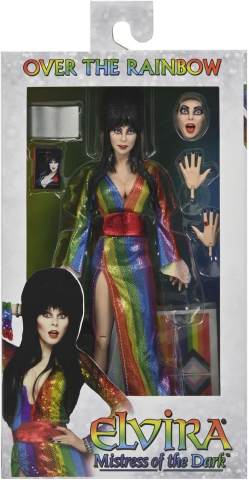 Figurine - Elvira Mistress of the Dark – Over the Rainbow Ultimate Action Figure by NECA