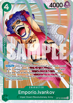 Singles Trading Card Games - Emporio.Ivankov (OP16-026) (V.1) The Time of Battle - Singles 026
