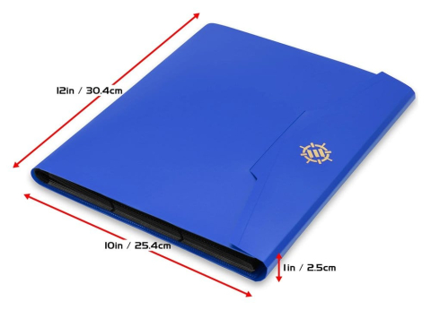 Games - Enhance Binder 9 Pocket Card Binder Blue 30 x 25 x 3 cm