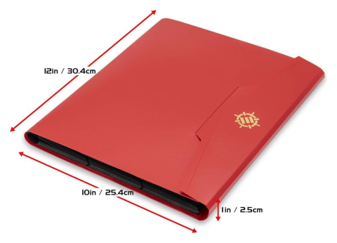 Games - Enhance Binder 9 Pocket Card Binder Red 30 x 25 x 3 cm