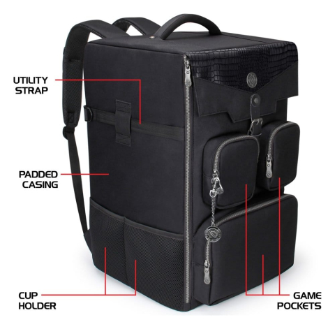 Enhance Board Game Backpack Collector's Edition Black [3]