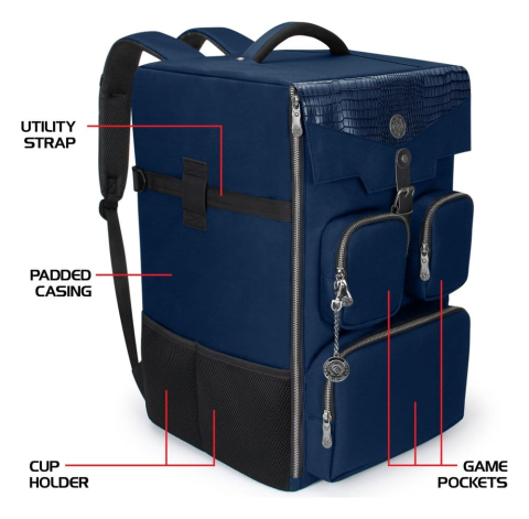 Enhance Board Game Backpack Collector's Edition Blue [3]