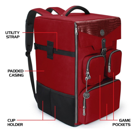 Enhance Board Game Backpack Collector's Edition Red [3]