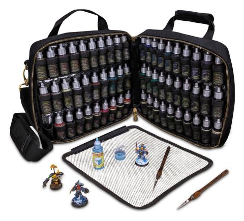 PRECOMENZI - Enhance Miniature Paint Carrying Case Black