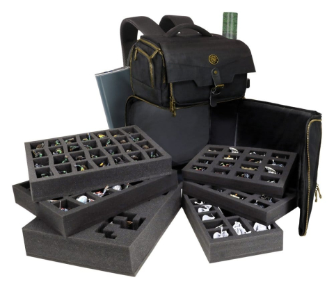 Enhance Miniature Painting Storage Backpack Black [0]