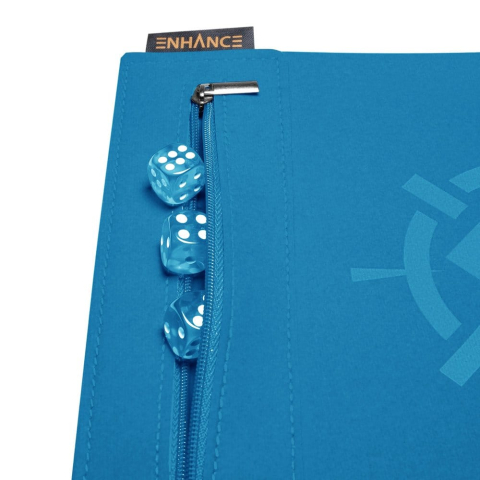 Enhance Tabletop Accessories Roll on a Scroll Dice and Rolling Mat Blue [2]