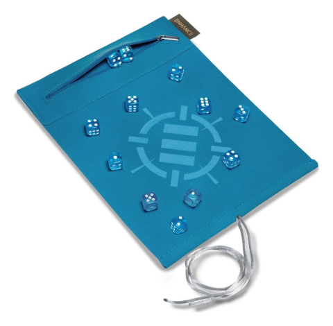 Enhance Tabletop Accessories Roll on a Scroll Dice and Rolling Mat Blue [3]