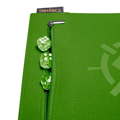 Enhance Tabletop Accessories Roll on a Scroll Dice and Rolling Mat Green [1]