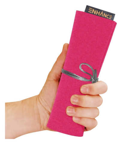 Enhance Tabletop Accessories Roll on a Scroll Dice and Rolling Mat Pink [2]