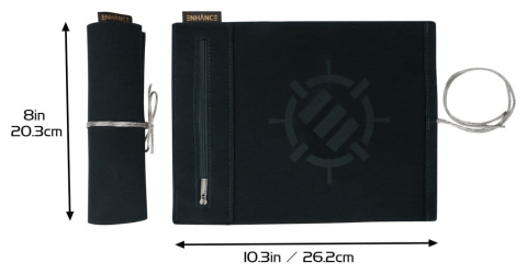 Casa si Cadouri - Enhance Tabletop Accessories Roll on a Scroll Dice and Rolling Mat White
