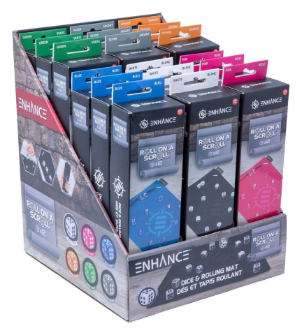 Enhance Tabletop Accessories Roll on a Scroll Multicolor Display (18) [1]