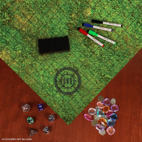 Enhance Tabletop Grid Mat Campaign Kit DnD green [1]