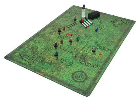 PRECOMENZI - Enhance Tabletop Grid Mat Deluxe RPG Campaign Kit Grass