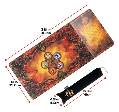Enhance Tabletop Playmat Deluxe Edition with Duel Tracker 81 x 36 cm [3]