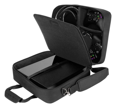 PRECOMENZI - Enhance USA Gear S13 Console Gaming Xbox Case Black