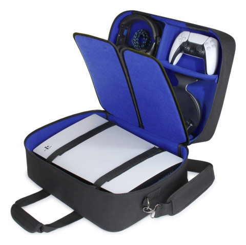 PRECOMENZI - Enhance USA Gear S23 Console Gaming PlayStation Case Blue