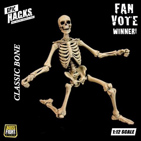 Epic &nbsp;H.A.C.K.S. Action Figure 1/12 Skeleton Blank Classic Bone [1]