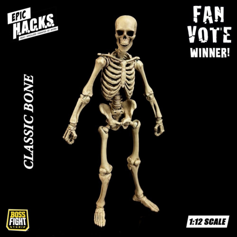 Epic &nbsp;H.A.C.K.S. Action Figure 1/12 Skeleton Blank Classic Bone [8]
