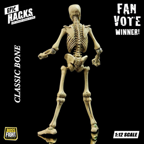 Epic &nbsp;H.A.C.K.S. Action Figure 1/12 Skeleton Blank Classic Bone [4]