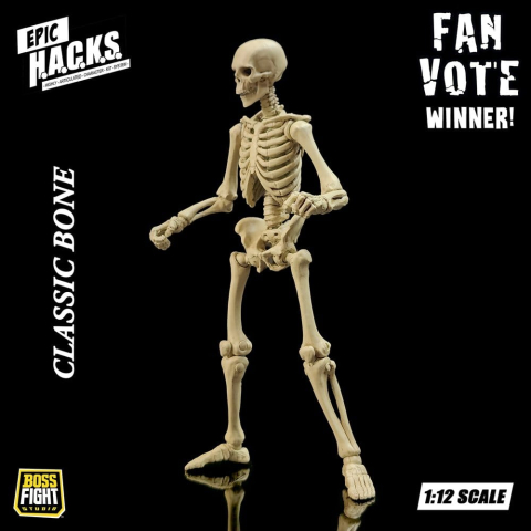 Epic &nbsp;H.A.C.K.S. Action Figure 1/12 Skeleton Blank Classic Bone [3]