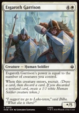 Magic: The Gathering Singles - Esgaroth Garrison The Hobbit - Singles 13 FOILED