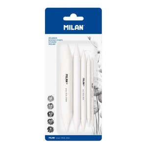 Rechizite, Creativitate, Hobby - ESTOMPE HARTIE ASORTATE SET 5 MILAN BWM10495