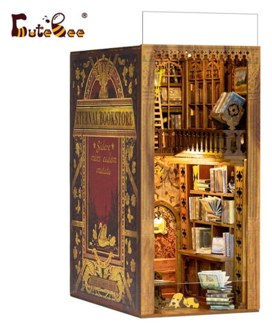 Book Nooks - Eternal Bookstore - DIY Book Nook Kit cu LED