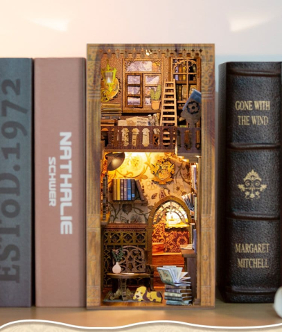 Eternal Bookstore - DIY Book Nook Kit cu LED [5]
