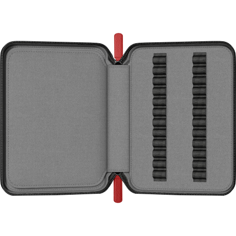 Etui Mapa Piele Zip Case Pen Black - 24 piese [3]