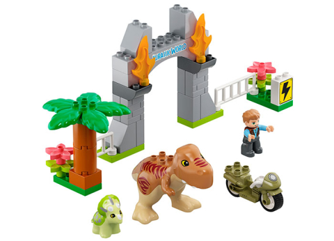 Evadarea dinozaurilor: T. rex si Triceratops [1]