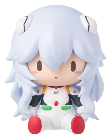 PRECOMENZI - Evangelion: 3.0+1.0 Thrice Upon a Time Fuwa Petit Chibi Figure Rei: Long Hair 8 cm