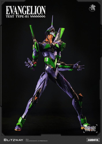 Evangelion Carbotix Action Figure Evangelion Unit-01 Test Type (Standard Ver.) 33 cm [16]