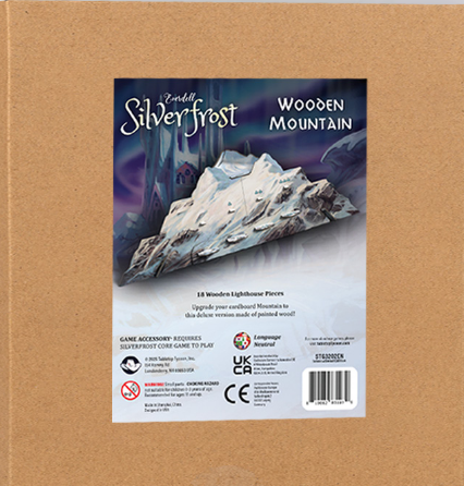 Board Games - Everdell Silverfrost Wooden Mountain – Upgrade din lemn
