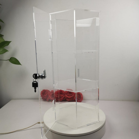 Evoretro 3-Tier Locking Acrylic Hexagon Display Tower [3]