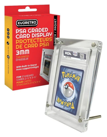 Evoretro Acrylic Card Display Stand for PSA Graded Cards 3mm [8]