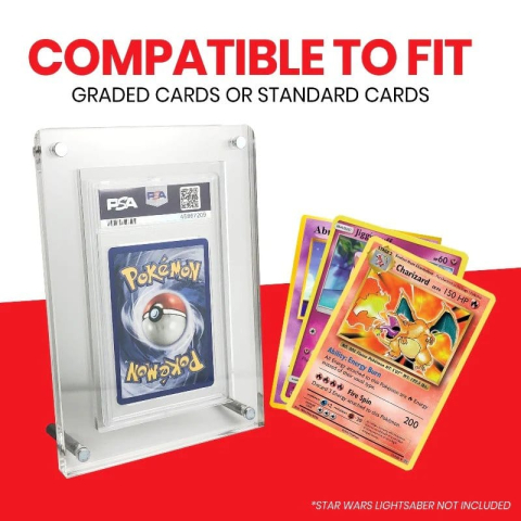 Depozitare si Protectie - Evoretro Acrylic Card Display Stand for PSA Graded Cards 3mm