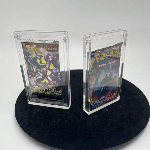 PRECOMENZI - Evoretro Acrylic Display Case 5-Pack for Booster Packs