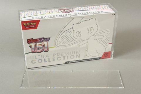 Evoretro Acrylic Display Case for Pokemon 151 UPC Box and Mega Charizard X UPC Box 23 x 39 cm [1]